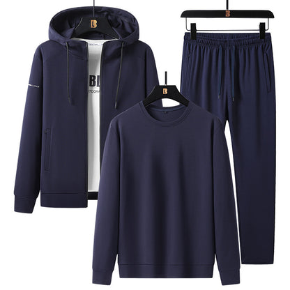 Spring And Autumn Men's Sports And Leisure Suit