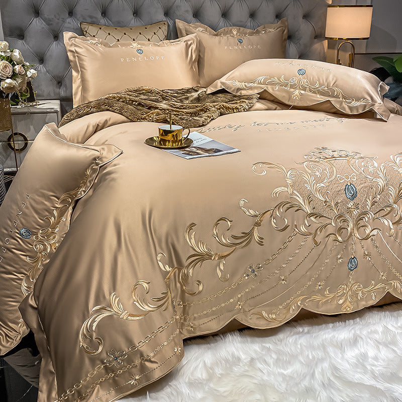 Ice Silk Quilt Bed Sheet Set