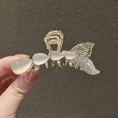 Opal Fish Tail Pearl Hair Clip
