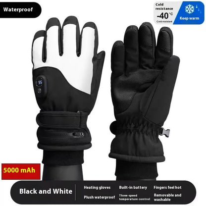 Winter Warm Windproof Electric Heating Gloves