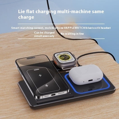 15W 3 In 1 Fast Wireless Charger Stand