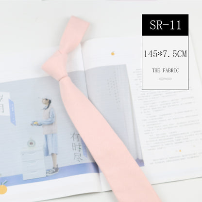 Korean Style Casual Suede Macaron 7cm Hand Tie