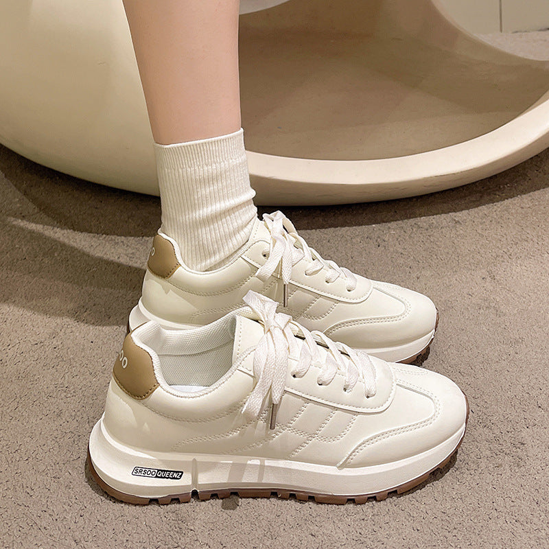 New Autumn Fashion Platform White Women's Shoes