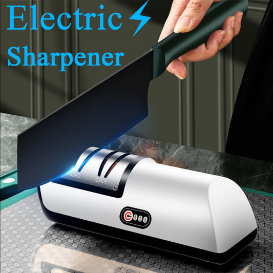 USB Rechargeable Electric Knife Sharpener - Automatic Adjustable