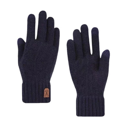 Cold-proof Woolen Knitted Driving Gloves for Men