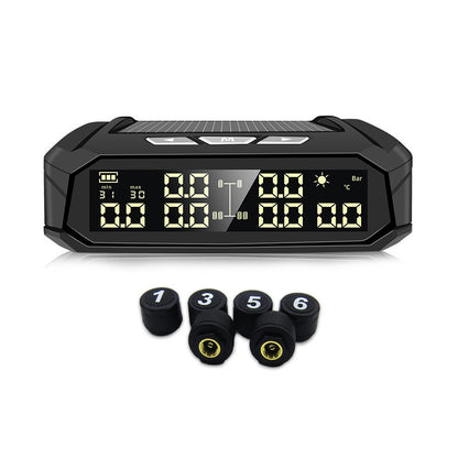 Solar External Tire Pressure Monitor 6 Tire RV Trucks