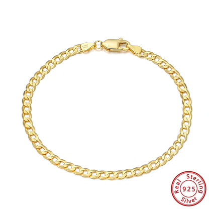 Sterling Silver Bracelet Car Flower Chain Trend