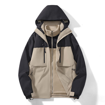 Men's And Women's Three-in-one Spring And Autumn Windproof