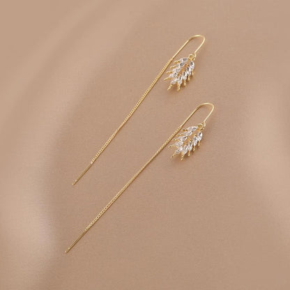 Rich Descendants Tassel Ear String Earrings