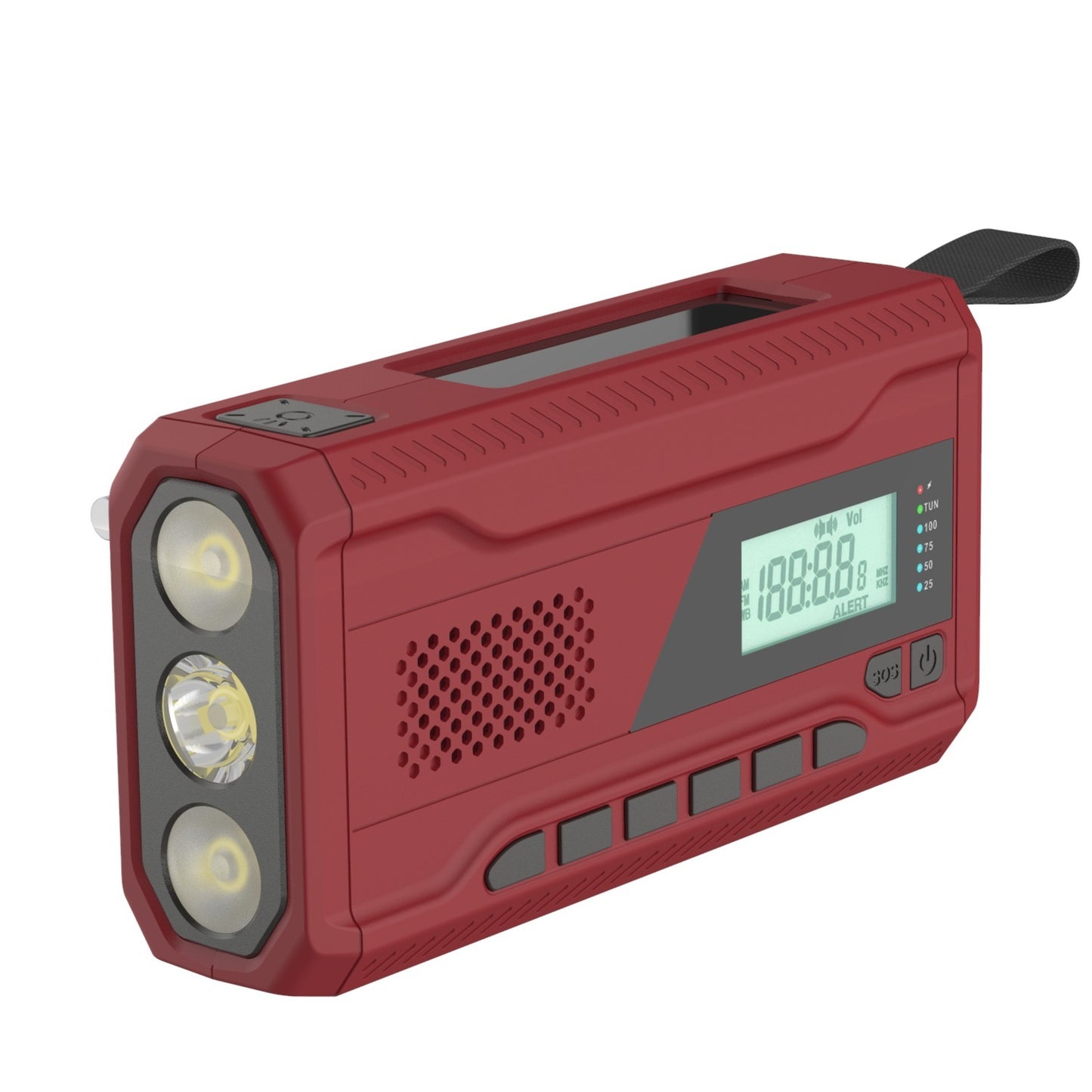 Solar Hand Crank Emergency Radio with Light