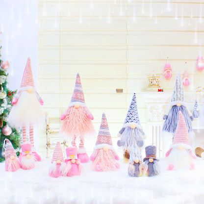 Christmas Telescopic Faceless Doll Decoration