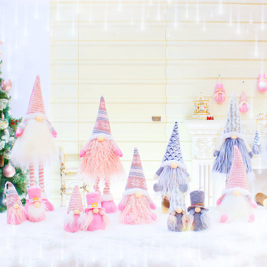 Christmas Telescopic Faceless Doll Decoration