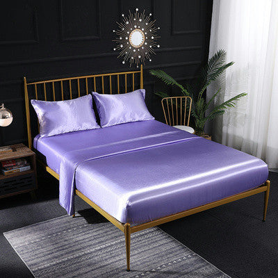 Satin Bedding Set 4 Pieces Queen King Size