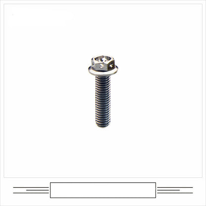 EFsolid Titanium Alloy Motorcycle Flange Screw