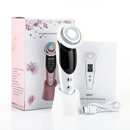 7-in-1 Facial Massager EMS LED Skin Care Device