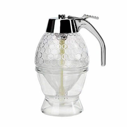 Squeeze Honey Jar Container Bee Drip Dispenser