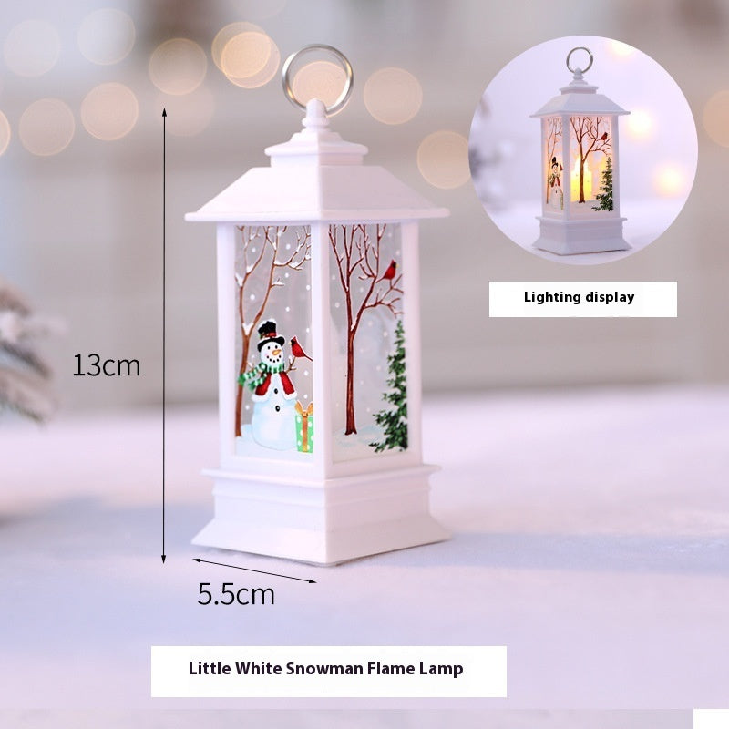 Christmas Santa Claus LED Oil Lamp Night Light
