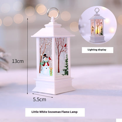 Christmas Santa Claus LED Oil Lamp Night Light