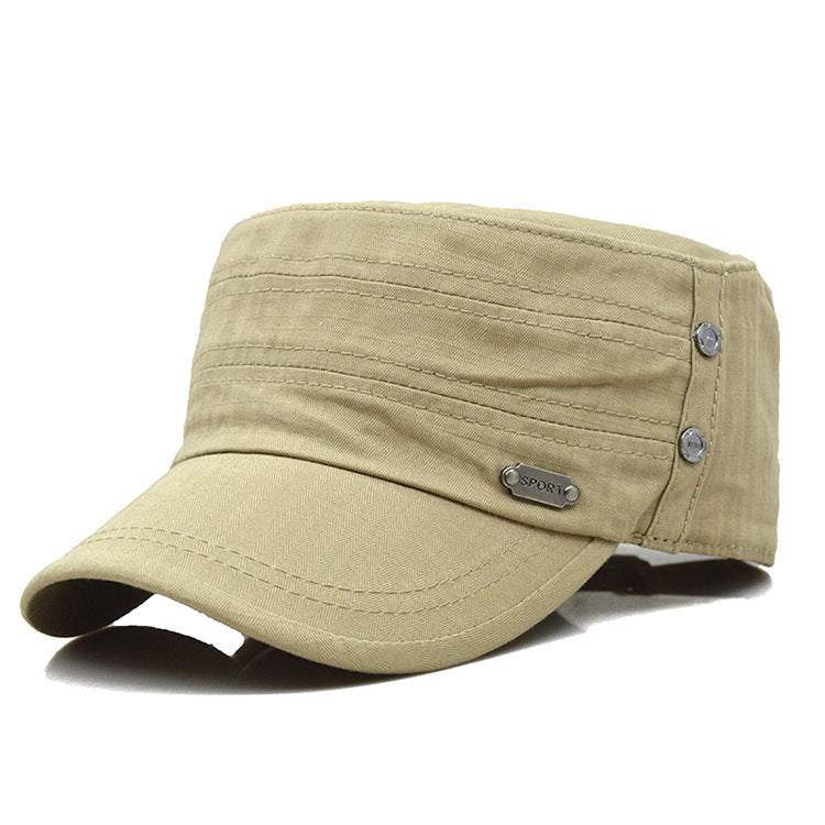 Spring Summer Flat-top Cap Thin Stylish Men Women