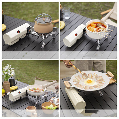 Portable Camping Gas Stove Folding Grill Cooker
