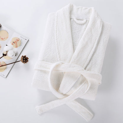 Cotton Winter Bathrobe Quick-dry Thickened