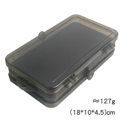 Portable Plastic Accessory Box Lead Hook Soft Bait Set
