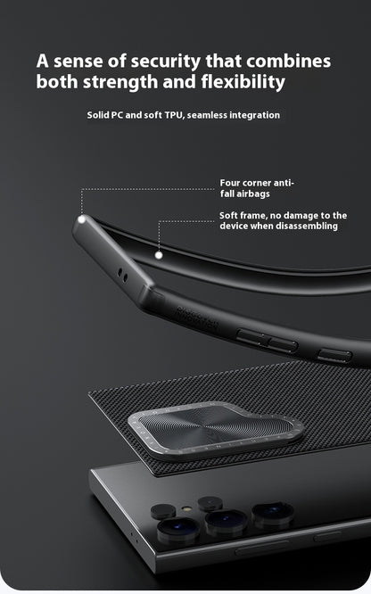 Magnetic Phone Case Lens Bracket Privacy Protective Sleeve