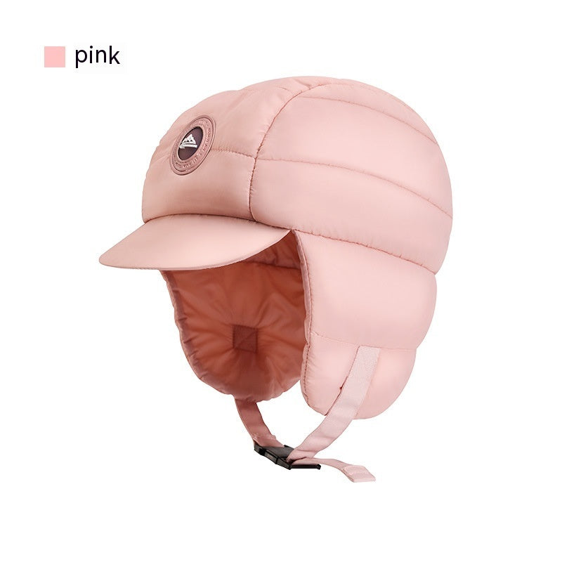 Down Plush Windproof Waterproof Winter Hat