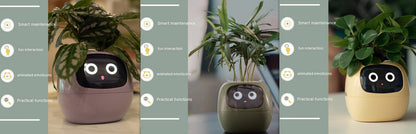 Smart AI Planter with Expressions and Sensors