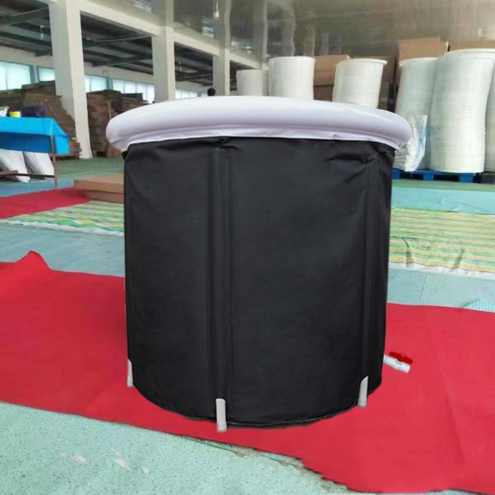 Portable Inflatable Ice Bath Tub Foldable PVC for Recovery