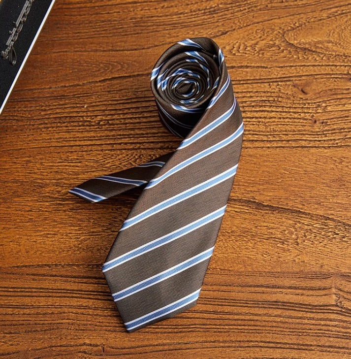 Business Formal Striped Tie Commuter Suit Shirt Accessories