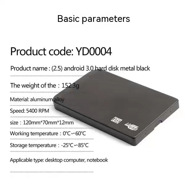 USB3.0 Solid State Mobile HDD