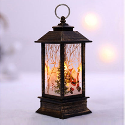 Christmas Santa Claus LED Oil Lamp Night Light