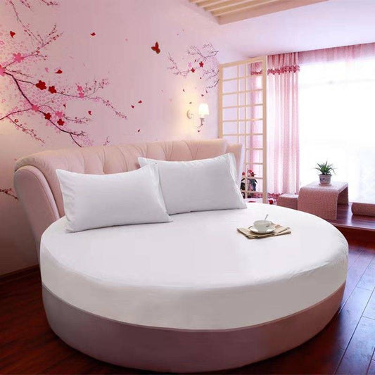 Round Bed Sheet Mattress Protector