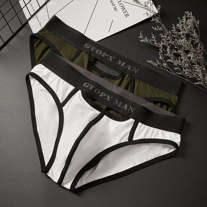 Men's Low Waist Skylight Sexy Briefs