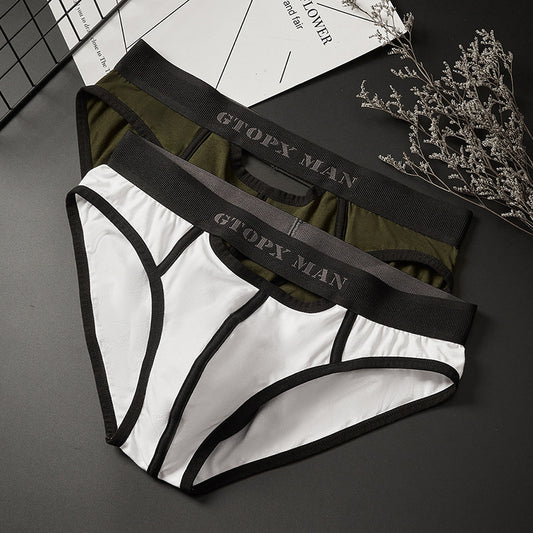 Men's Low Waist Skylight Sexy Briefs