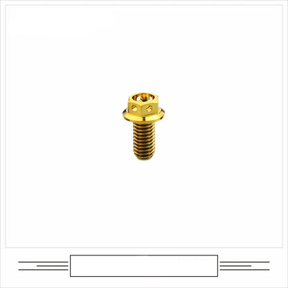 EFsolid Titanium Alloy Motorcycle Flange Screw