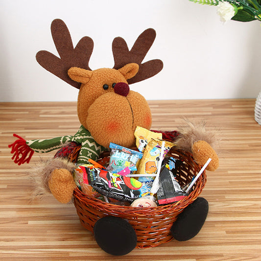 New Christmas Candy Basket Tabletop Decorations