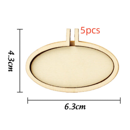 Wooden Mini Embroidery Frame Ornament