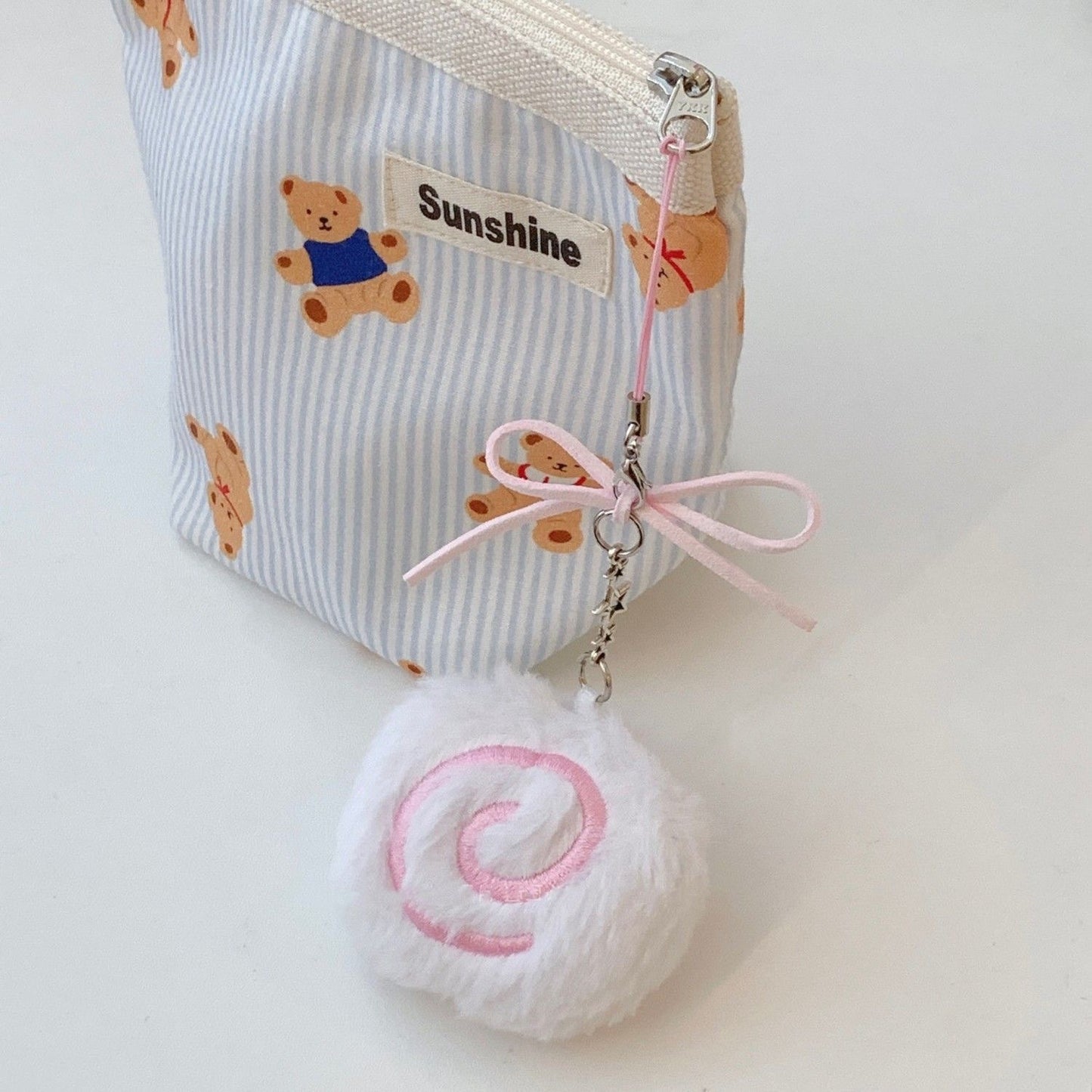 Cute Fish Board Plush Doll Keychain