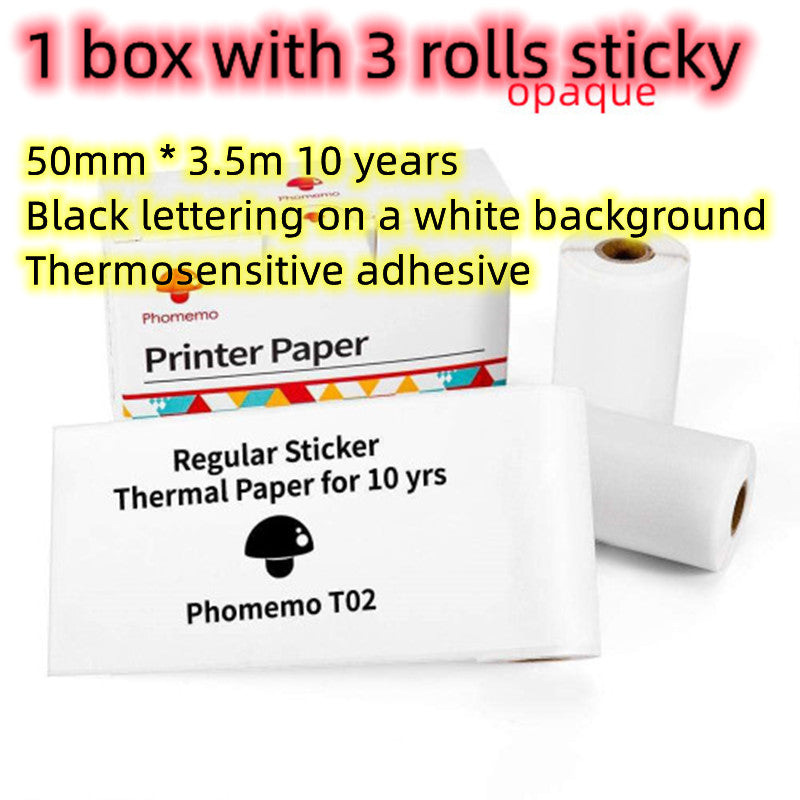 Mini Portable Thermal Label Printer - Ideal for Students and Price Tags