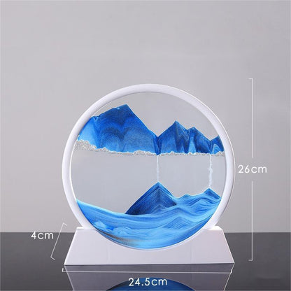 Quicksand Painting Hourglass Glass Decoration Crafts