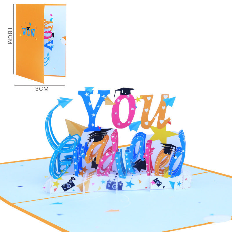 Pop-up Graduation Greeting Card