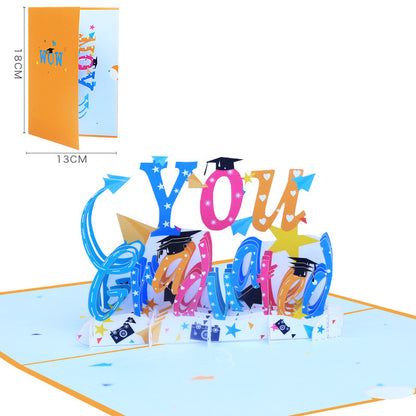 Pop-up Graduation Greeting Card