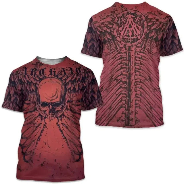 Trendy Dark Knight Casual Short Sleeve T-shirt