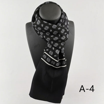Men's Double Layer Cashmere Washed Warm Scarf