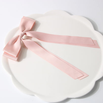 Sweet Double Ribbon Hairpin - Long Bow Clip