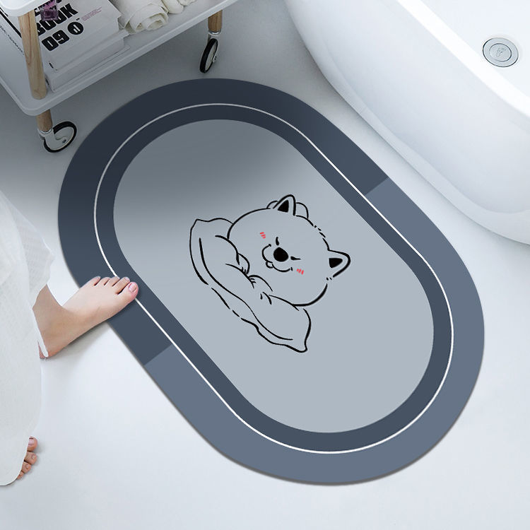 Bathroom Sliding Door Floor Cushion Mat