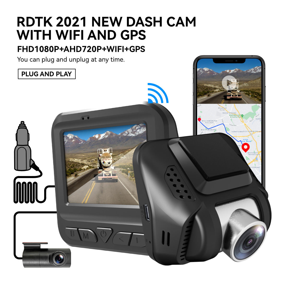 New A500 Hidden Driving Recorder