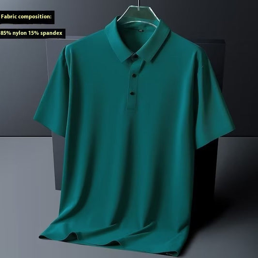 High Elastic Lightweight Ice Silk Nylon Short Sleeve